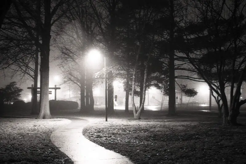 Bethalto Arboretum At Night