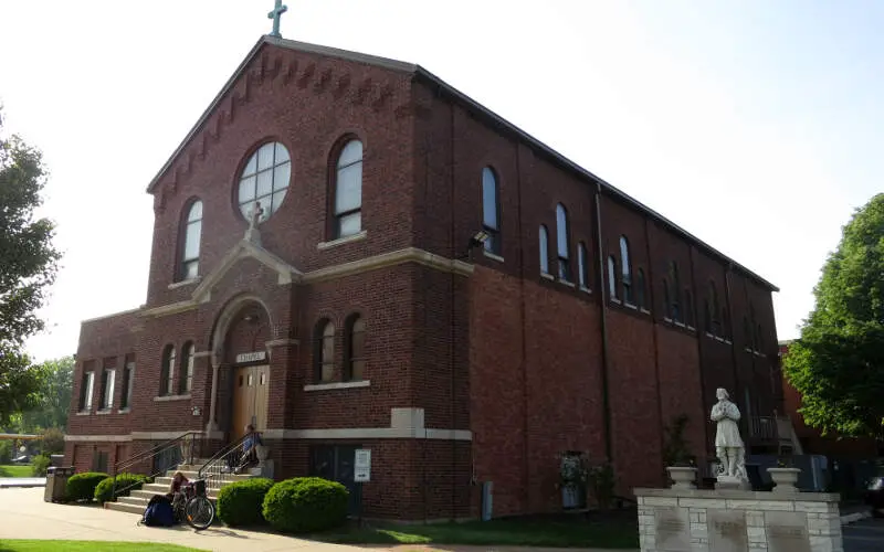 Saint Isidore Catholic Church Bloomingdalec Illinois  Exterior