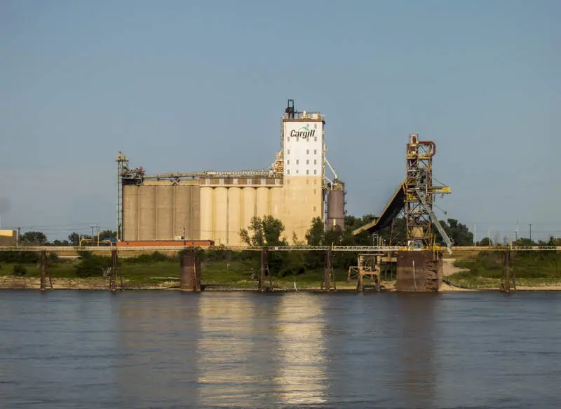 Cargill And Grain Elevator In East St