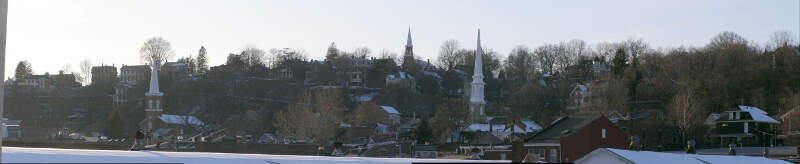 Galena Illinois Hill From The Levee Lighter N Cropped