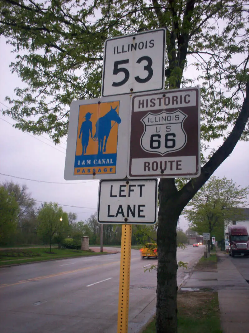 Historic Route  Route In Joliet Il South Of Theodore Street