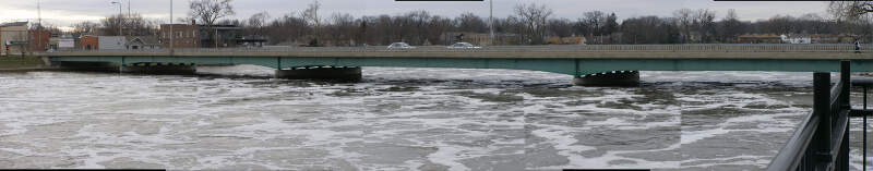 Kankakee River In Flood Kankakeec Il