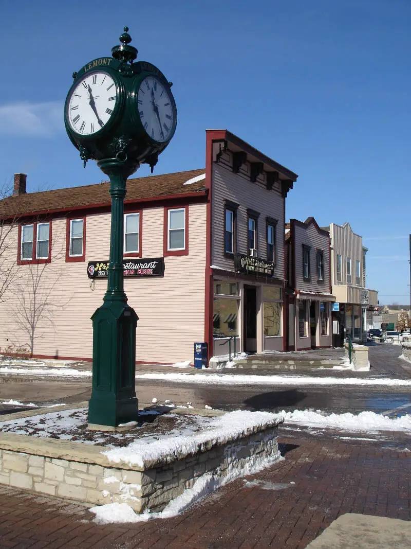 Lemont Il Downtown Clock