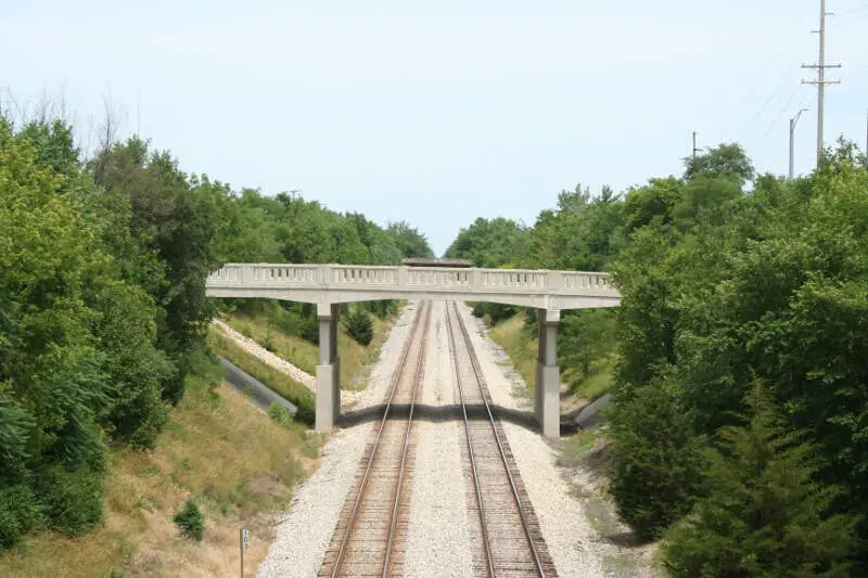 Road Bridges Over Cn Main Line Paxton Illinois