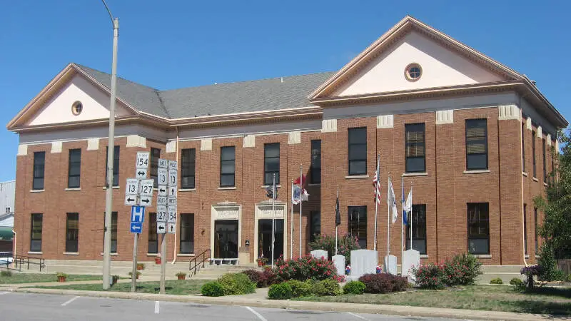 Perry County Courthouse In Pinckneyville