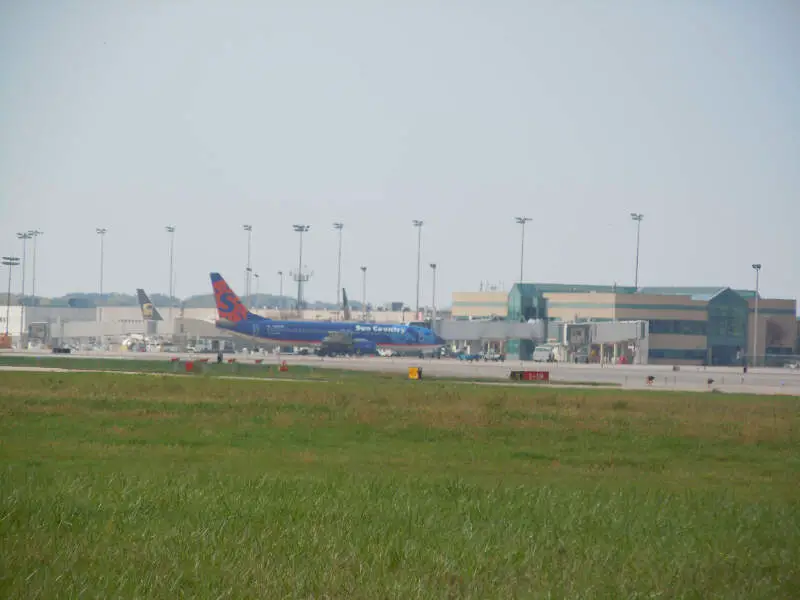 Main Terminal At Chicago Rockford Intl Airport