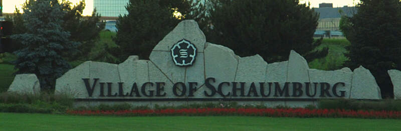 Schaumburgc Illinois Welcome Sign