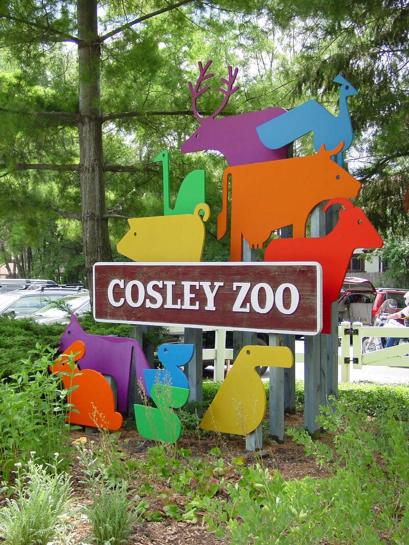 Cosley Zoo Sign