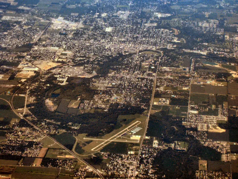 Anderson Indiana From Above