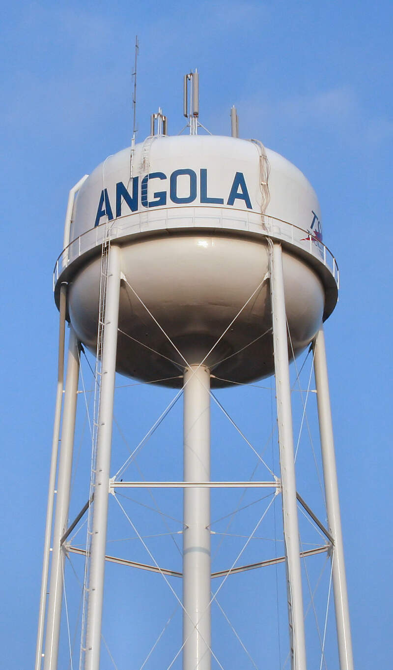 Angola Indiana Water Tower