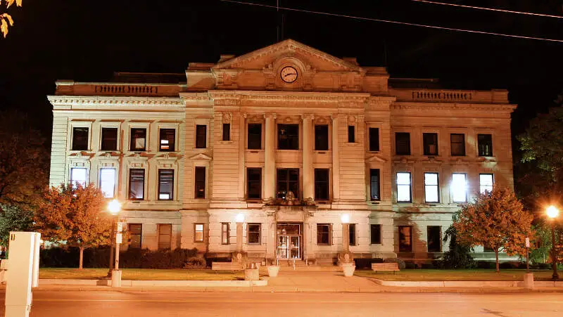 Auburn Indiana Courthouse Night