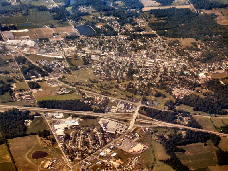 Batesville Indiana From Above