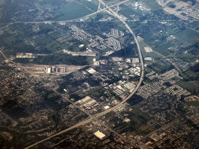 Beech Grove Indiana From Above