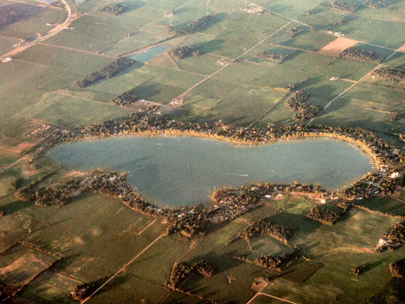 Lake Of The Woods Indiana From Above