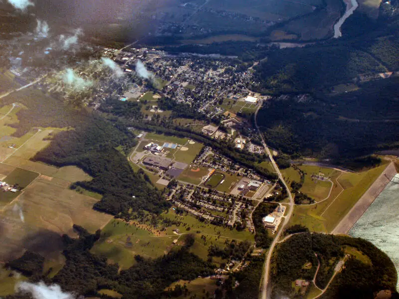 Brookville Indiana From Above