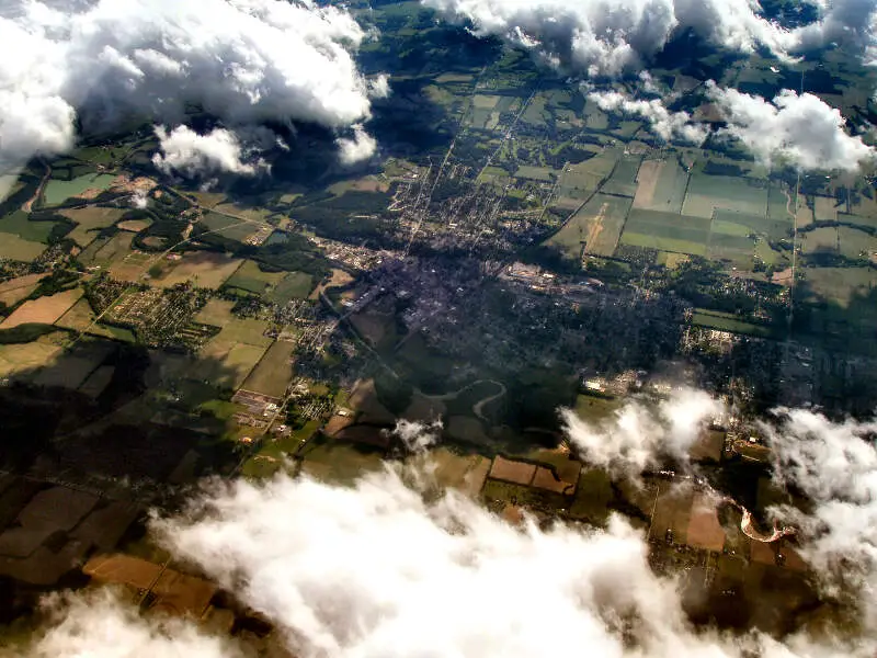 Connersville Indiana From Above