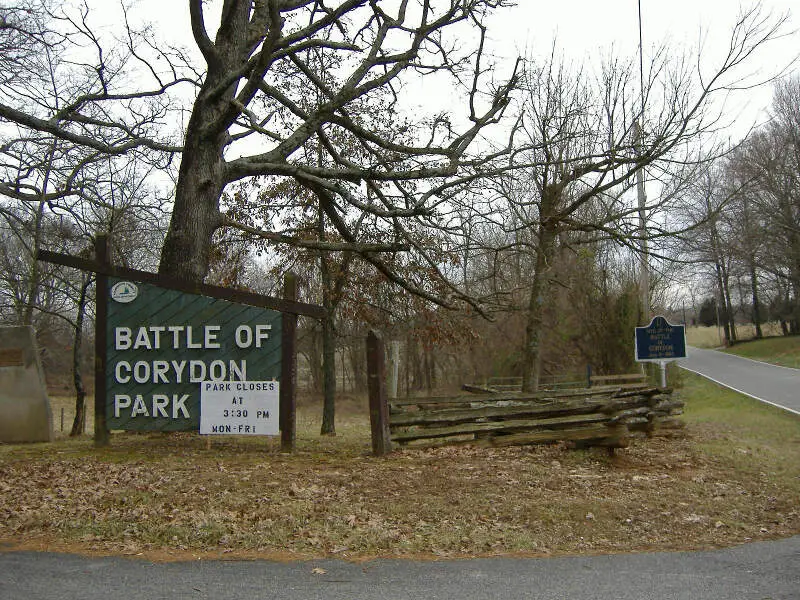 Corydon Battlefield Entrance