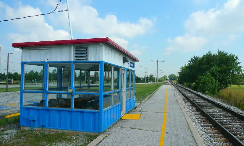 Amtrak Dyerc In Station