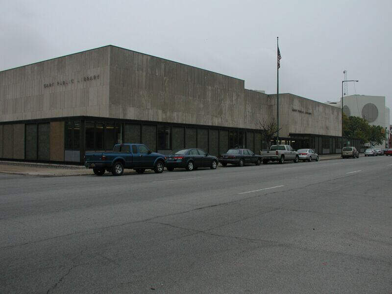 Gary Indiana Dntwn Library P