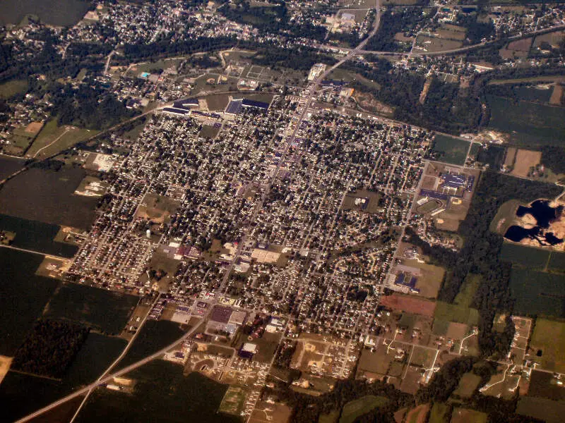 Gas City Indiana From Above