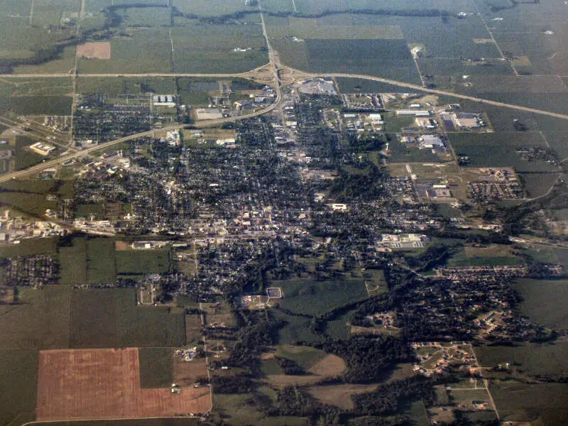 Greensburg Indiana From Above