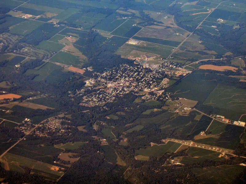 Liberty Indiana From Above