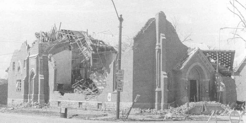 Monticello Church Damages  Super Outbreak