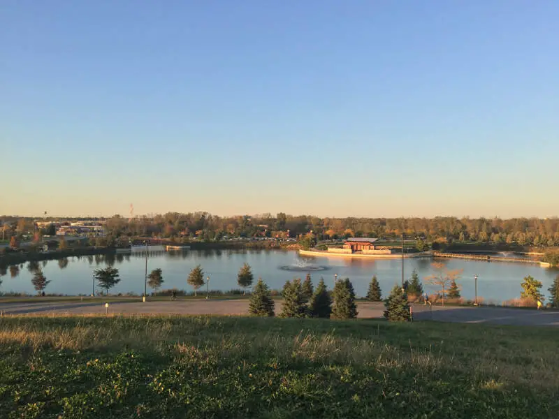 Centennial Park Lake In Munster