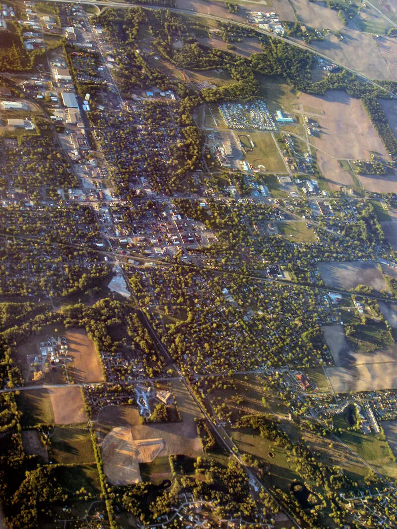Plymouth Indiana From Above