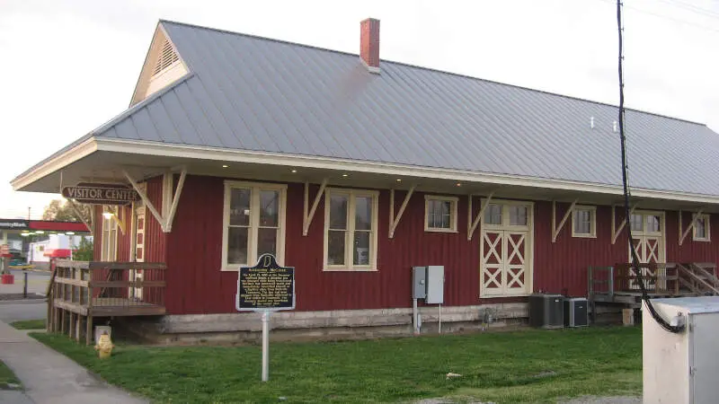 Southern Indiana Railroad Freighthouse In Seymourc Southern Side