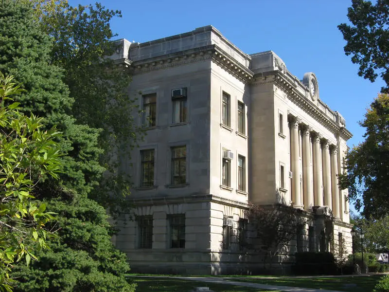 Sullivan County Courthouse In Indianac Southwestern Angle