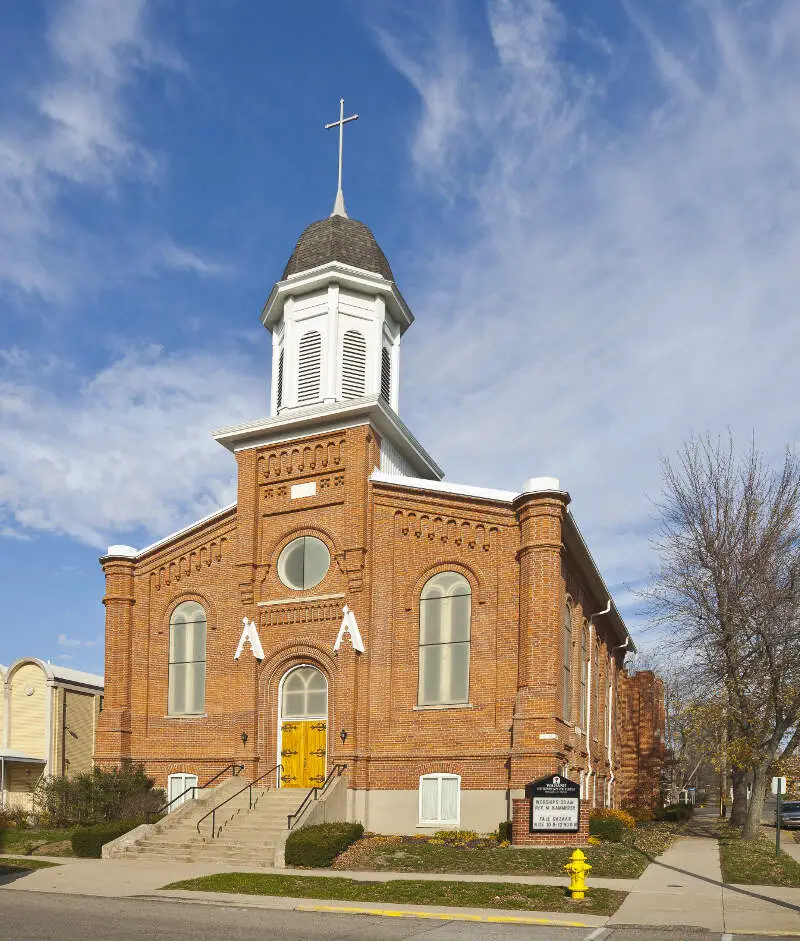 Iglesia De Cristoc Wabashc Indianac Estados Unidosc  C Dd