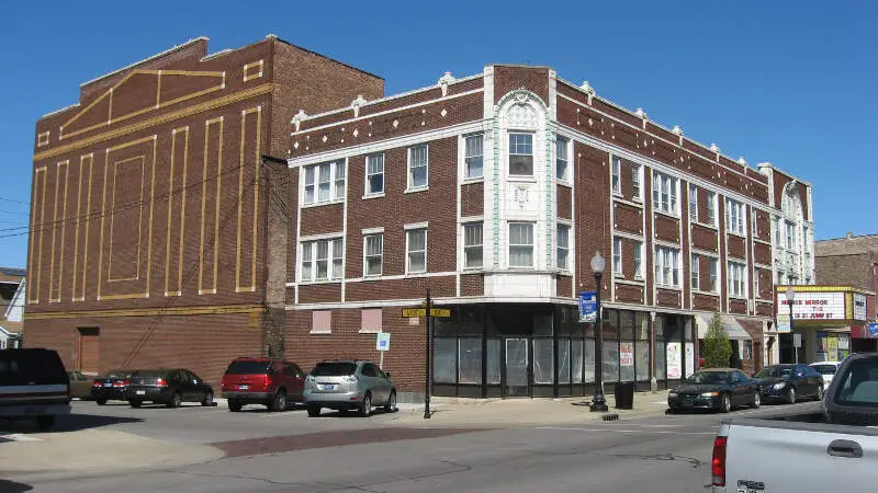 Hoosier Theater Building In Whiting