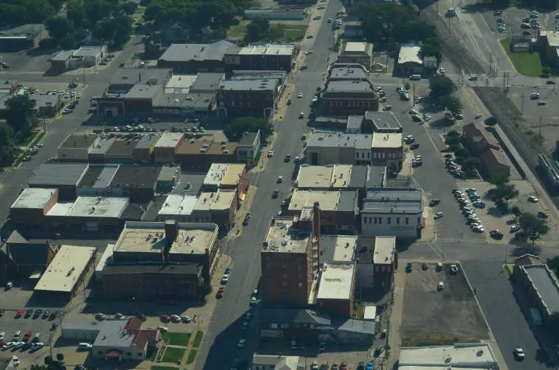 Aerial View Of Abilene Kansas