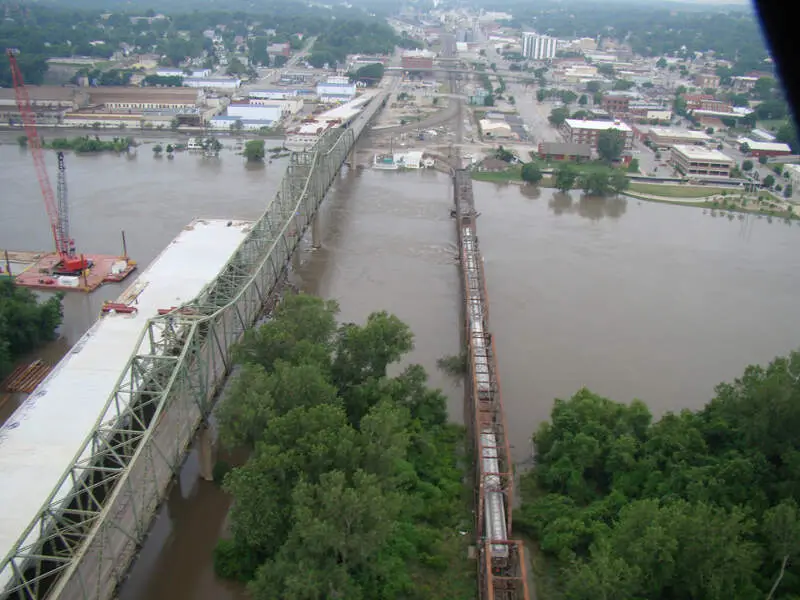 Atchison Bridges Flood