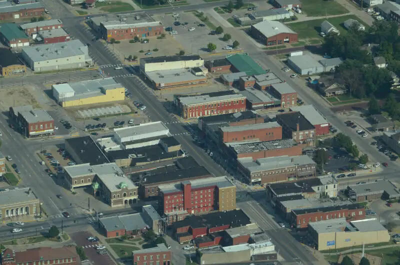 Aerial Photo Of Chanutec Kansas