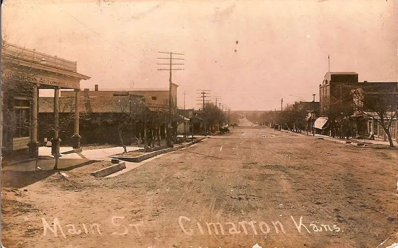 Main Street Cimarron Kansas