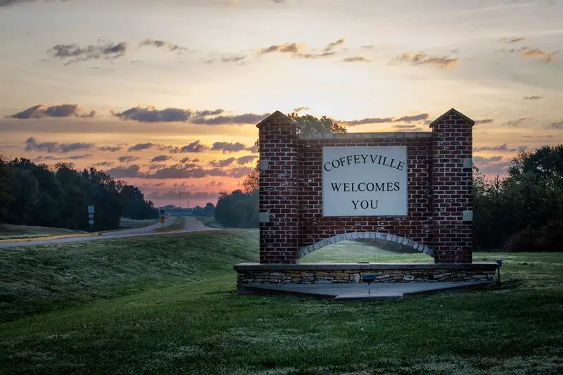 Welcome Sign City Of Coffeyville Kansas