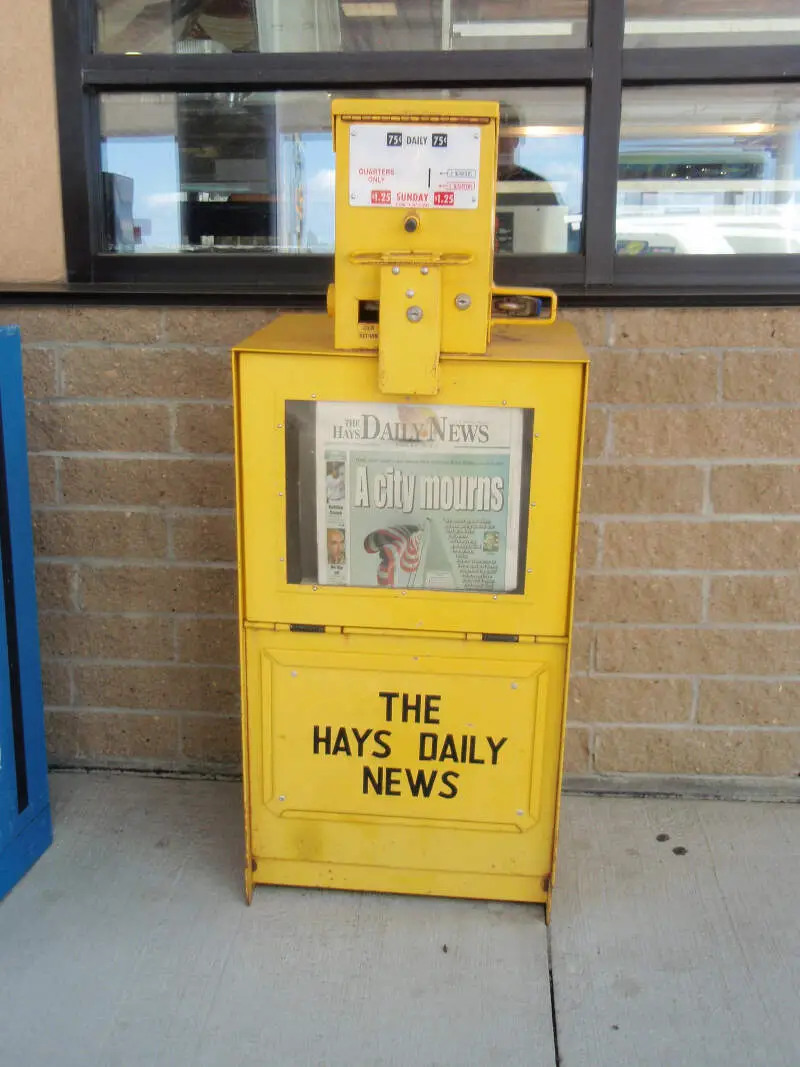 Hays Daily News Paper Vending Machine