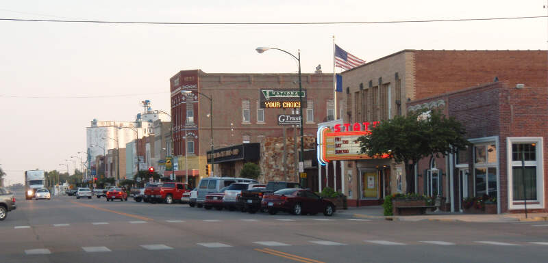 Downtown Larned Kansas