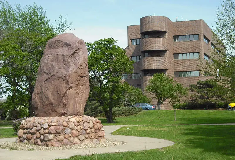 Shunganunga Boulder With City Hall