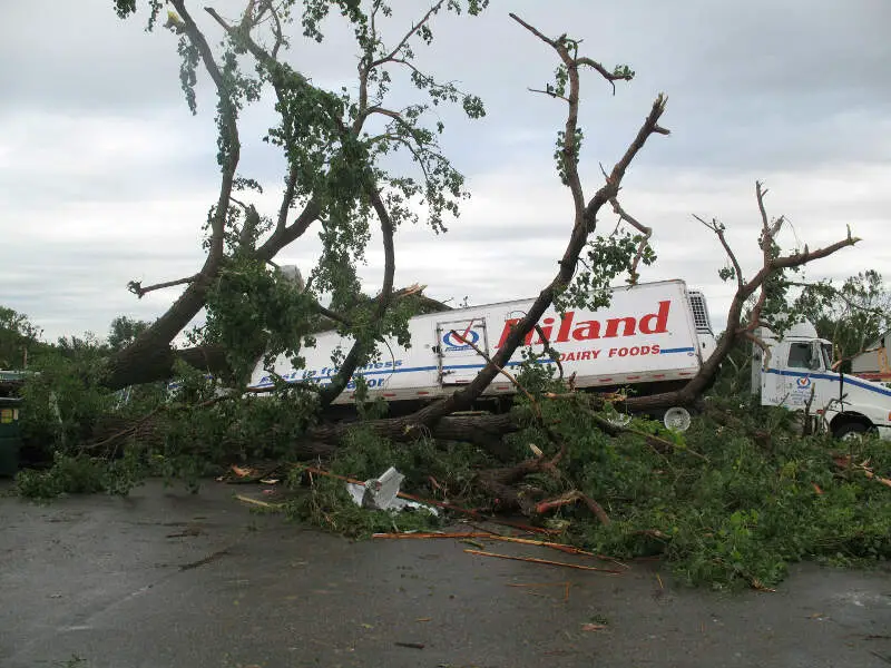 Manhattan Tornado Damage