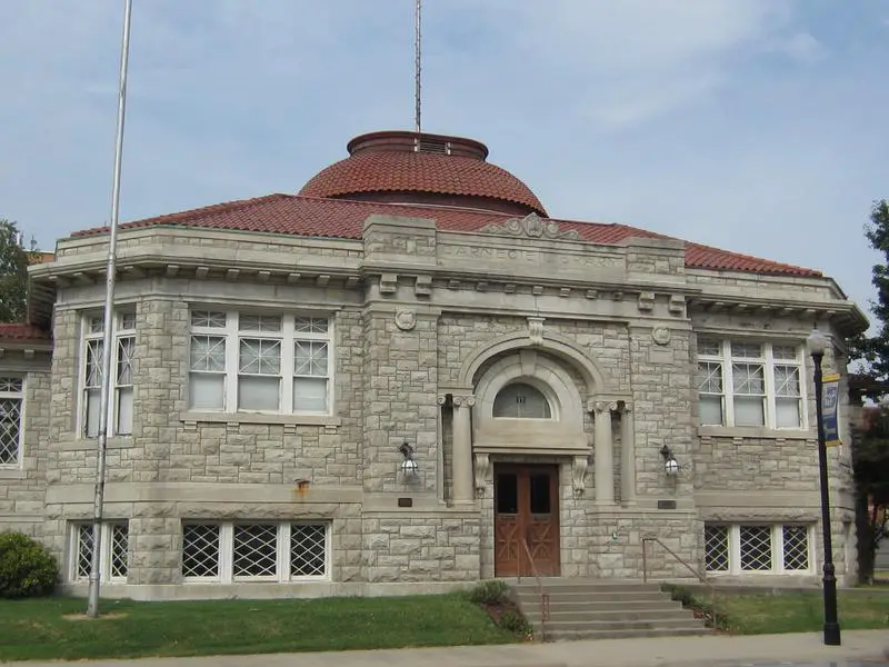 Parsons Ks Former Public Library Building Funded By Andrew Carnegie