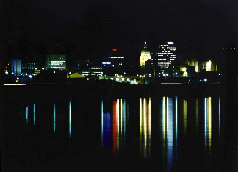 Topeka Night Skyline