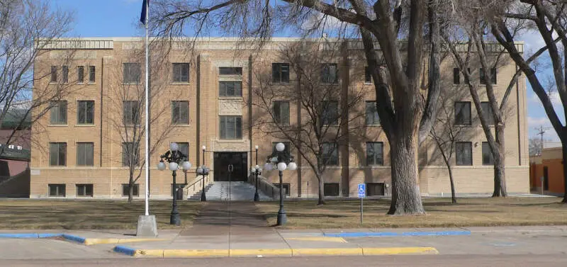 Grant Countyc Kansas Courthouse From W