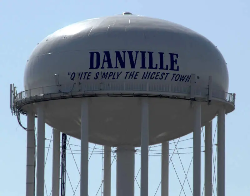 Danvillec Ky Water Towerc Feb