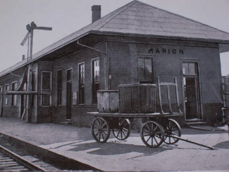 Illinois Central Railroad Depotc Marionc Kentucky