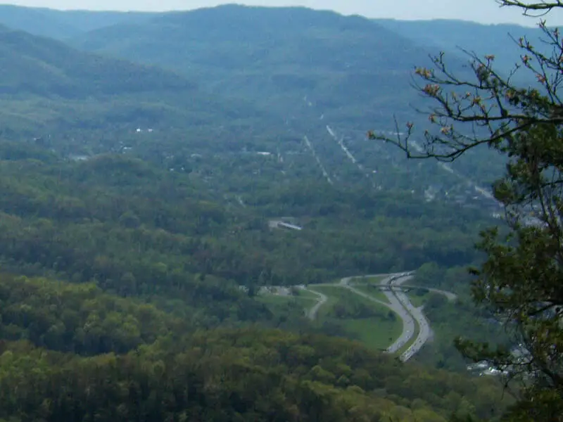 Distant View Of Middlesboroc Ky