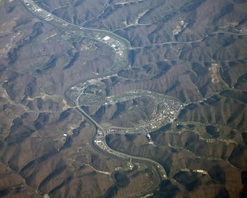 Pikevillec Kentucky Aerial