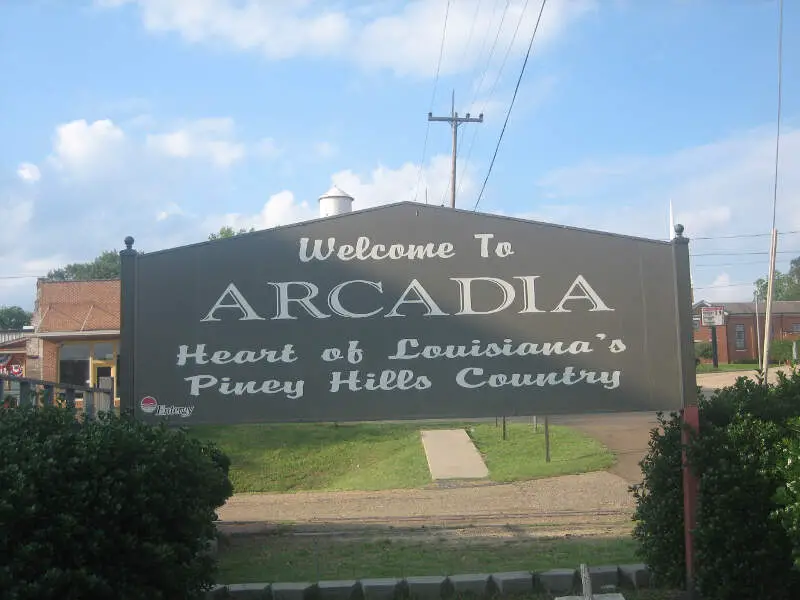 Arcadiac La Welcoming Sign Img